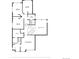 Floor plan of the home showing 3 bedrooms, two baths, and a walk-in closet at 14214 Lakeview Ln, Broomfield, CO 80023