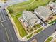 Scenic aerial view capturing well-manicured lawns and roof lines of the community at 18601 E Water Dr # A, Aurora, CO 80013