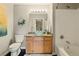 This bathroom offers updated appliances and features at 18601 E Water Dr # A, Aurora, CO 80013