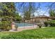 Community pool and pergola in a fenced area at 9636 W Chatfield Ave # C, Littleton, CO 80128