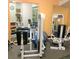 Weight machines and mirror in this fitness center at 444 17Th St # 701, Denver, CO 80202