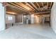 Spacious unfinished basement, offering potential for customization and expansion at 1135 Basalt Ridge Loop, Castle Rock, CO 80108