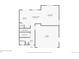 Layout of the first floor featuring a kitchen, living room, breakfast nook, foyer, garage and bathroom at 25126 E Bayaud Pl, Aurora, CO 80018