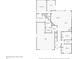 Detailed floorplan of the first floor showcasing the layout of the house at 8099 Arapahoe Peak St, Littleton, CO 80125