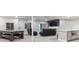 Finished basement recreation room with pool table, wet bar and TV at 8099 Arapahoe Peak St, Littleton, CO 80125