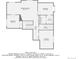 Detailed floor plan showing layout of the basement level, including recreation room and bedrooms at 10551 Redcone Way, Highlands Ranch, CO 80130