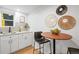 Small kitchenette in the basement, great for entertaining at 2521 Champa St, Denver, CO 80205