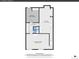 Floorplan of the basement showing a bedroom, bath, utility room, and recreation room at 8166 E Phillips Ave, Centennial, CO 80112