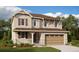 Charming two-story home featuring a two-car garage, welcoming front porch, and tasteful siding at 24910 E 42Nd Ave, Aurora, CO 80019