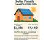 Illustration of a home featuring installed solar panels for energy efficiency and cost savings at 6314 Brooks Dr, Arvada, CO 80004