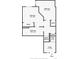 Floorplan featuring two bedrooms, a bathroom, closets, stairs, and a foyer at 434 Kings Crown Rd, Breckenridge, CO 80424
