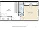 A detailed floor plan showcasing the layout of the upper level including loft, bedroom, and bath at 10777 Wheeling Dr, Commerce City, CO 80022