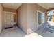 Front porch with seating and well-maintained exterior at 10777 Wheeling Dr, Commerce City, CO 80022