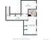 Layout shows the dimensions and location of the basement recreation room, utility room, and bathroom at 10886 E Crestline Cir, Englewood, CO 80111