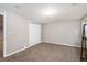 Bedroom with neutral walls and carpet that is well lit and also features a large closet at 3685 Roberts St, Mead, CO 80542