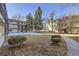 Community courtyard with landscaping and walking path at 2225 S Jasmine St # 304, Denver, CO 80222