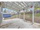 Covered backyard patio features a solid concrete floor and decorative adornments at 9921 Wigham St, Thornton, CO 80229