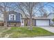 Charming split level home with a brick and blue siding, complemented by a well-manicured lawn at 9921 Wigham St, Thornton, CO 80229