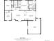 Here is a floor plan of the home's layout at 205 Spruce Ave, Lochbuie, CO 80603