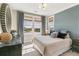 Bright bedroom with large windows, a comfortable bed, and modern furnishings at 5880 Beeler Ct, Denver, CO 80238