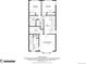 Second floor plan featuring bedrooms, bathrooms, walk-in closet and laundry room at 5880 Beeler Ct, Denver, CO 80238