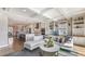 Inviting living room showcasing an open-concept design with a cozy couch, a fireplace, and great natural light at 5880 Beeler Ct, Denver, CO 80238