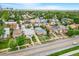 Beautiful aerial view of a neighborhood with mature trees and well-maintained homes at 2421 N York St, Denver, CO 80205
