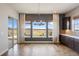 Dining room with natural light and views of the yard at 27381 E Lakeview Dr, Aurora, CO 80016