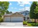 Charming two-story home with a brick-accented garage and well-manicured front yard at 5134 S Ouray Ct, Centennial, CO 80015