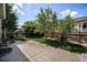 A well-maintained backyard featuring lush lawn and mature trees at 3406 Quicksilver Rd, Frederick, CO 80516