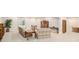 A spacious finished basement featuring seating and ample storage at 3406 Quicksilver Rd, Frederick, CO 80516