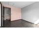 Bedroom with hardwood floors, a closet and stairway access at 96 S Lindsey St, Castle Rock, CO 80104