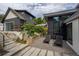 Charming backyard with modern design, unique landscaping, and inviting outdoor seating area at 2725 6Th St, Boulder, CO 80304