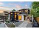 Contemporary home with unique architectural design, sleek lines, and a relaxing patio area at 2725 6Th St, Boulder, CO 80304