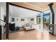 Bright living room with floor-to-ceiling windows, wood floors, and stylish furniture at 2725 6Th St, Boulder, CO 80304