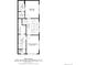 Second floor plan showing bedrooms, bathrooms, walk-in closets, and hall with dimensions at 1231 Newton St, Denver, CO 80204