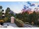 Elevated deck with mountain and neighborhood views, and outdoor seating at 724 Evening Star Dr, Castle Rock, CO 80108