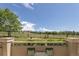 Private patio with golf course views at 22263 E Euclid Dr, Aurora, CO 80016