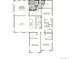 Second floor plan featuring a primary bedroom with ensuite bath, loft, laundry, and three additional bedrooms at 8338 Snake River St, Littleton, CO 80125