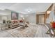 Comfortable living room with stylish decor and hardwood style flooring at 36921 Ruger Ct, Elizabeth, CO 80107