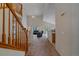 Bright living room with high ceilings and a cozy seating area at 10723 W 54Th Pl, Arvada, CO 80002