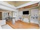 Spacious living room with hardwood floors, fireplace and large windows at 1020 10Th St, Boulder, CO 80302