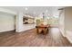 Finished basement featuring a pool table, bar and hardwood floors at 1653 Gore Dr, Larkspur, CO 80118