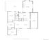 Detailed first-floor plan showing the layout of the primary bedroom, kitchen, and living room at 7092 E Mexico Ave, Denver, CO 80224