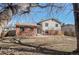 Backyard with patio and lawn area at 6823 Coors St, Arvada, CO 80004