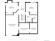 Floorplan of the basement with recreation room, bedrooms, laundry, utility room and workspace at 24036 Currant Dr, Golden, CO 80401