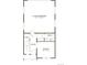 Floor plan featuring a 2-car garage, entry, study and unfinished storage at 1219 Rhett Dr, Erie, CO 80026