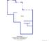 Floor plan of the basement with dimensions at 14845 Haley Ave, Parker, CO 80134