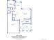 Floor plan of the first floor featuring kitchen, living room and foyer at 14845 Haley Ave, Parker, CO 80134