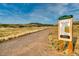 Rueter-Hess recreation area, trails, and inclined challenge sign at 14845 Haley Ave, Parker, CO 80134